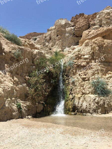 Eingeti Israel Desert Nature Spring