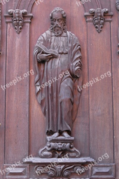 Wolfenbüttel Church Door Input Wood