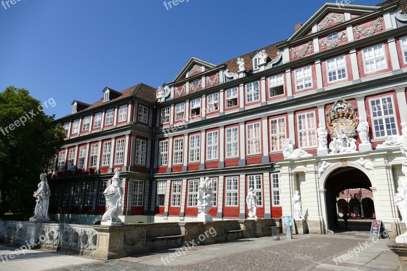 Wolfenbüttel Castle Architecture Stone Figures Building