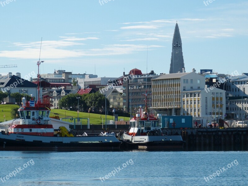 Iceland Reykjavik Church Port Hallgrímskirkja