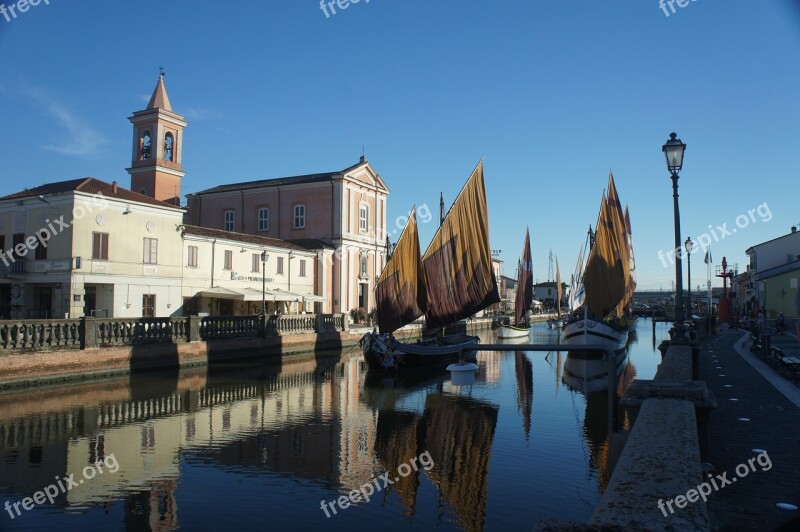 Cesenatico Italy Port Old Leonardo Da Vinci