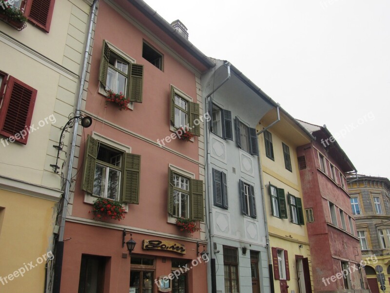 Sibiu Transylvania Romania Old Buildings Free Photos