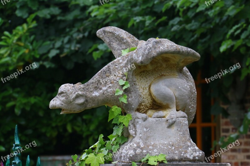 Gargoyle Statue Sculpture Pierre Free Photos