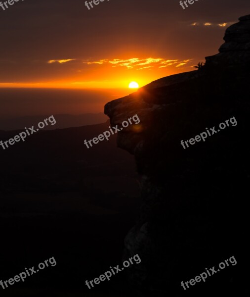 Sol Landscape Nature Sunset Horizon