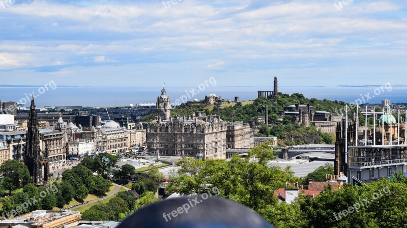 Scotland England Edinburgh View City