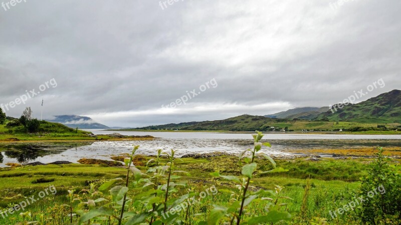 Scotland England Highlands And Islands Clouded Sky Atmospheric