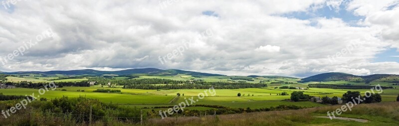 Scotland Aberdeenshire Dee-tal View Rural