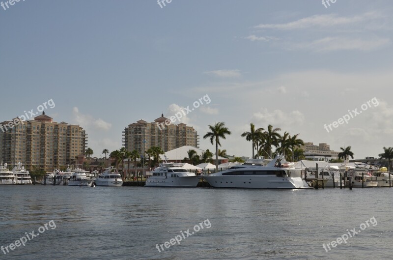 Fort Lauderdale Florida Water Tropical Waterfront