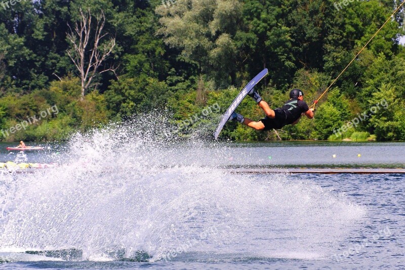 Athletes Water Wet Trailing Plant Lake