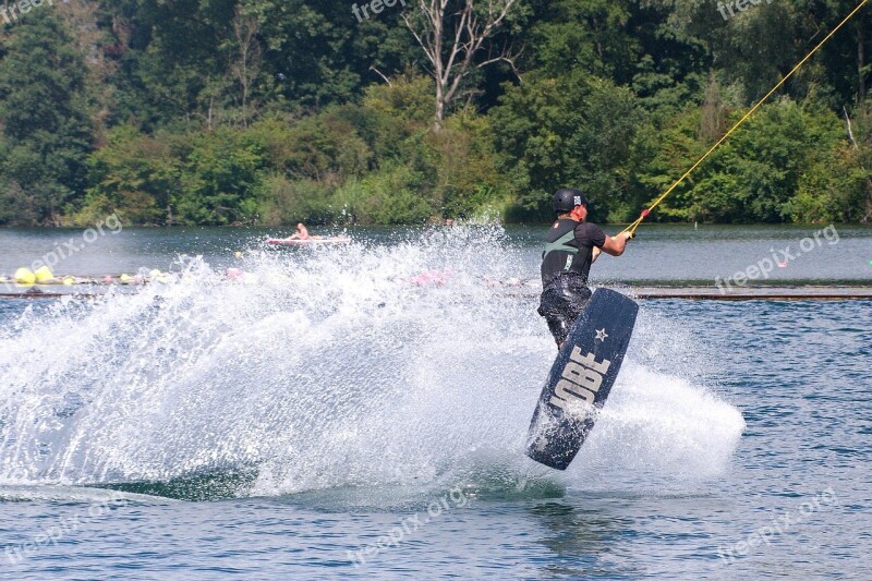 Athletes Water Wet Trailing Plant Lake