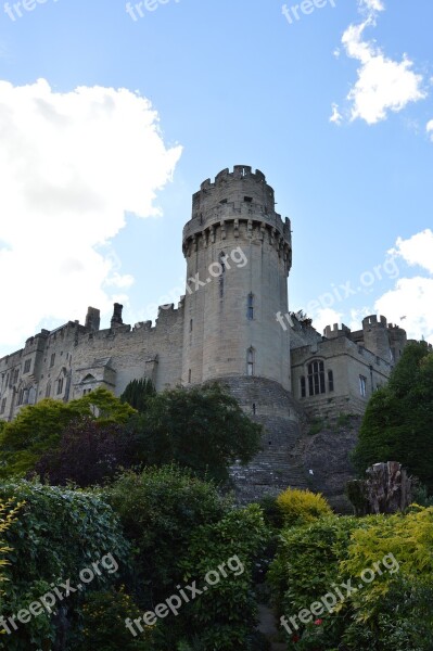 Castle Warwick Medieval Architecture Historic