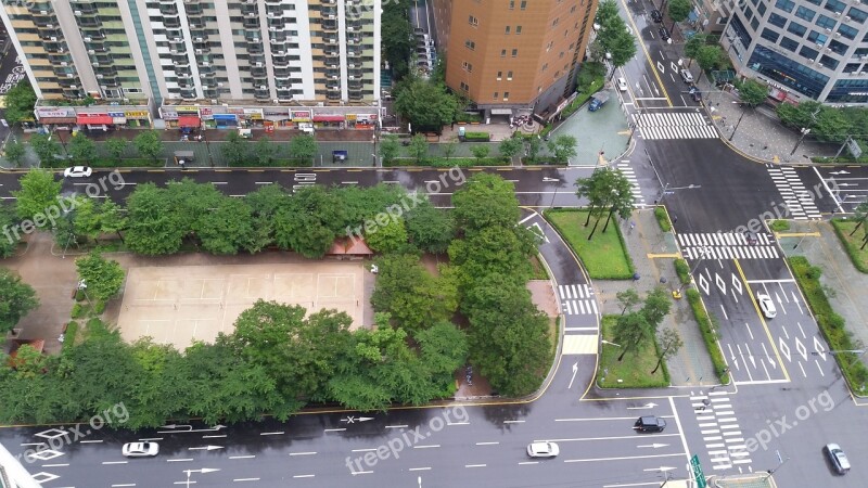 The Rooftop Crossroads Streetscape Street Park Free Photos