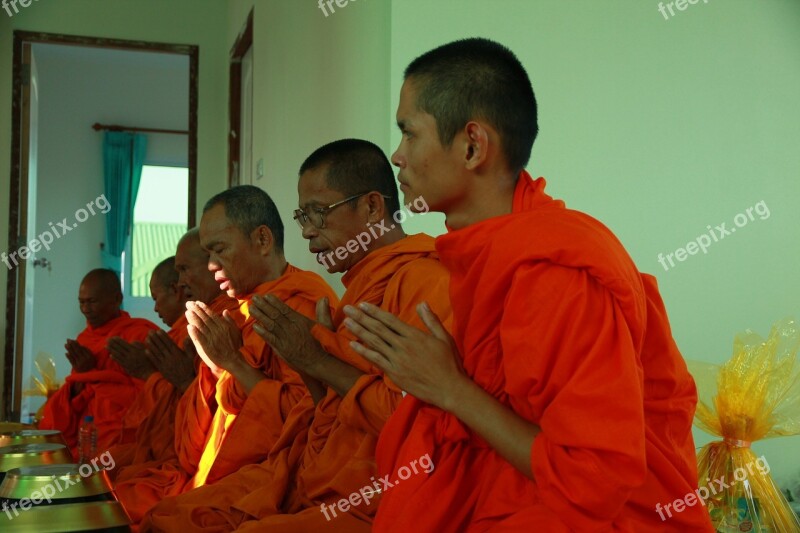 Buddhist Monk Buddhism Religious Traditional