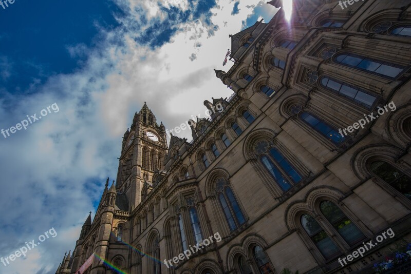 Manchester Uk Portico City Urban