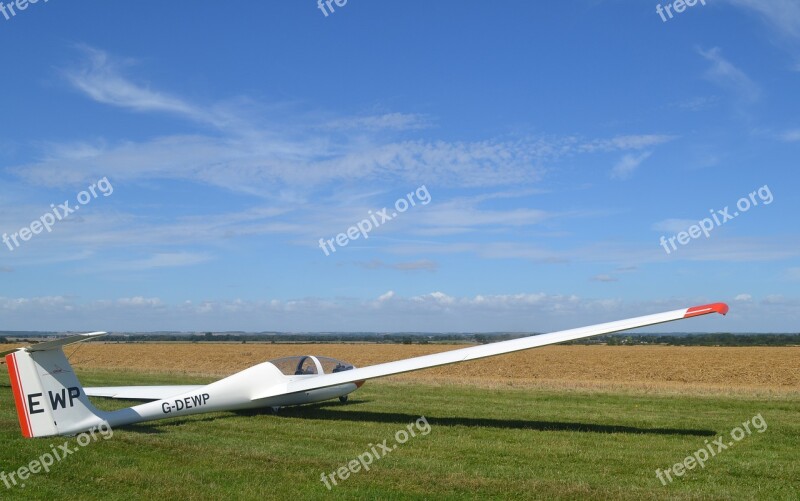 Glider Aviation Pilot Flight Cockpit