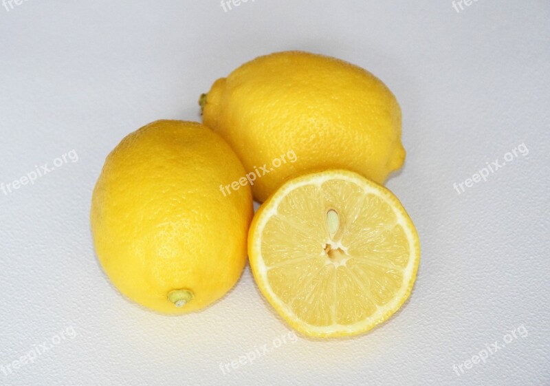 Lemon Fruit Vitamins Tropical Fruit Sour