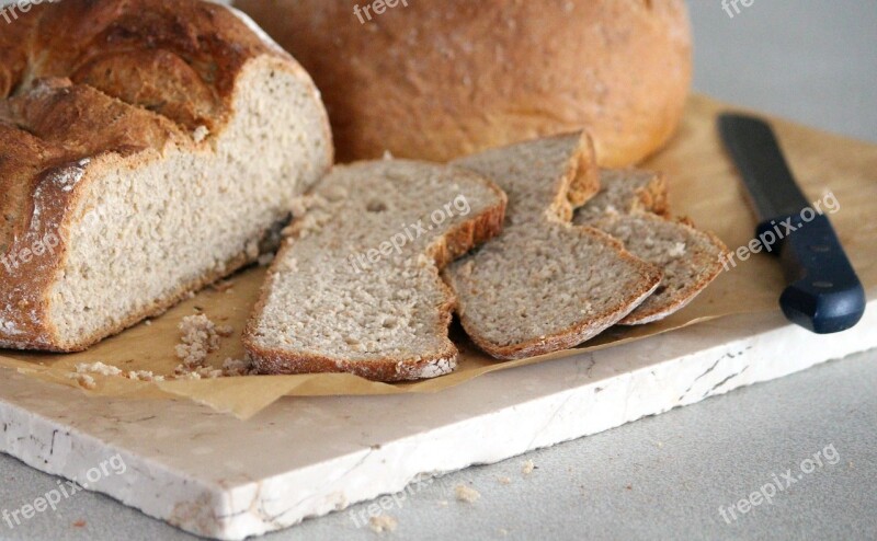 Bread Baked Cut Knife Baker