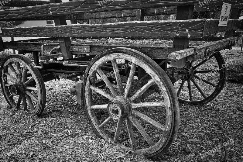 Wagon Transportation Vintage Wooden Transport