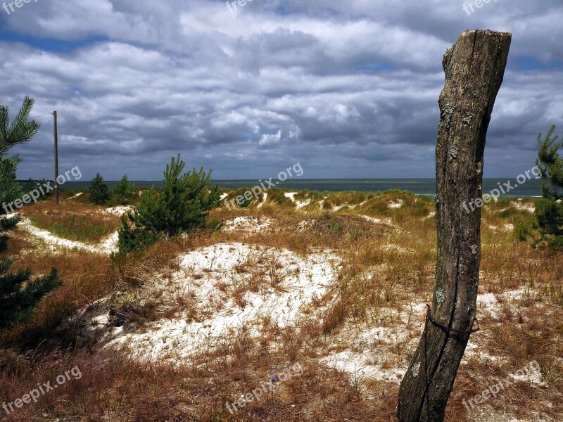 Prerow Baltic Sea Mood Sky Dune