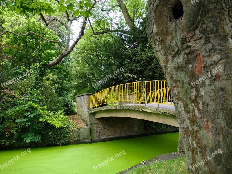 Bridge Water River Mons Landscape