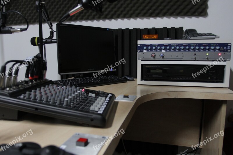 Radio Studio Sound Broadcasting Recording