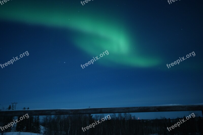 Aurora Canada Yellowknife Free Photos