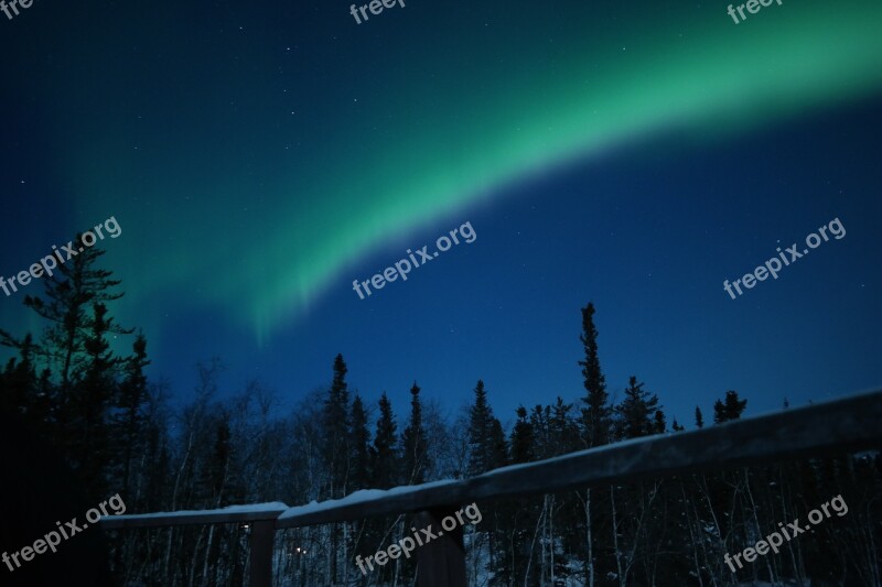 Aurora Canada Yellowknife Free Photos