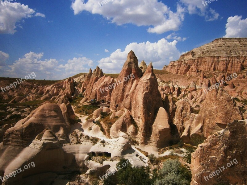 Cappadocia Tufa Fairy Chimneys Free Photos