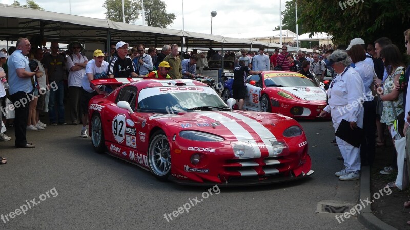 Sports Car Dodge Viper Goodwood Festival Muscle