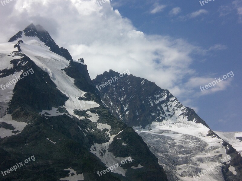 Mountains Bad Weather Weather Front Grossglockner Clouds