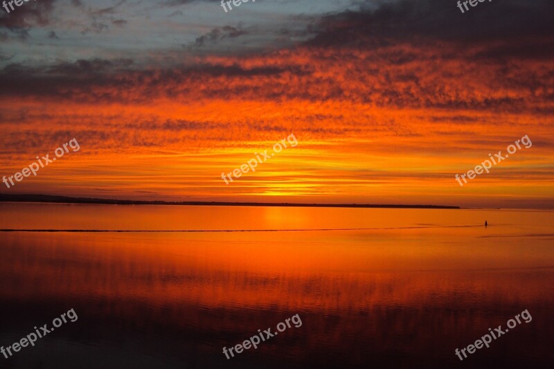 Sky Sun Ocean Nature Landscape