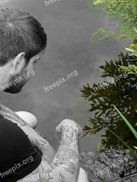 Pensive Nature Lake Man Pond