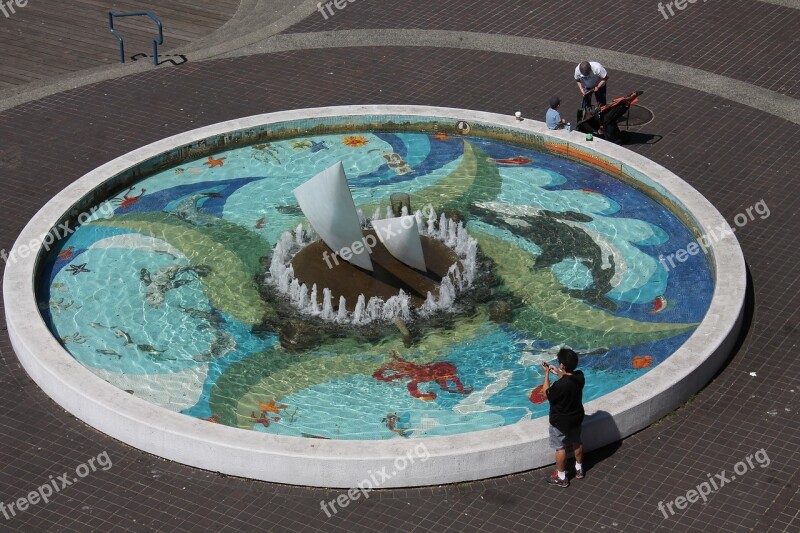 Fountain Square Vancouver Downtown Canada