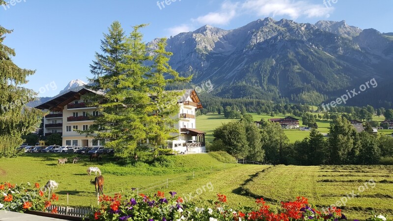 Dachstein Mountains Alps Nature House