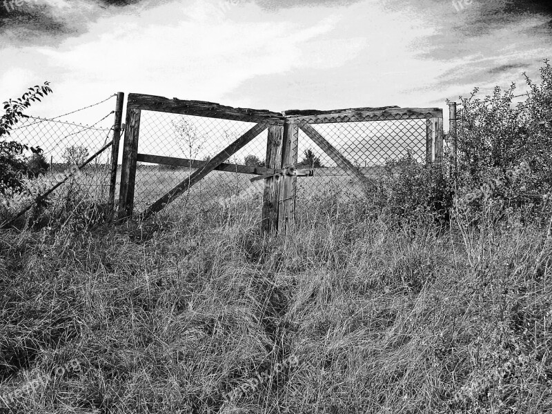 Goal Fence Input Metal Gate