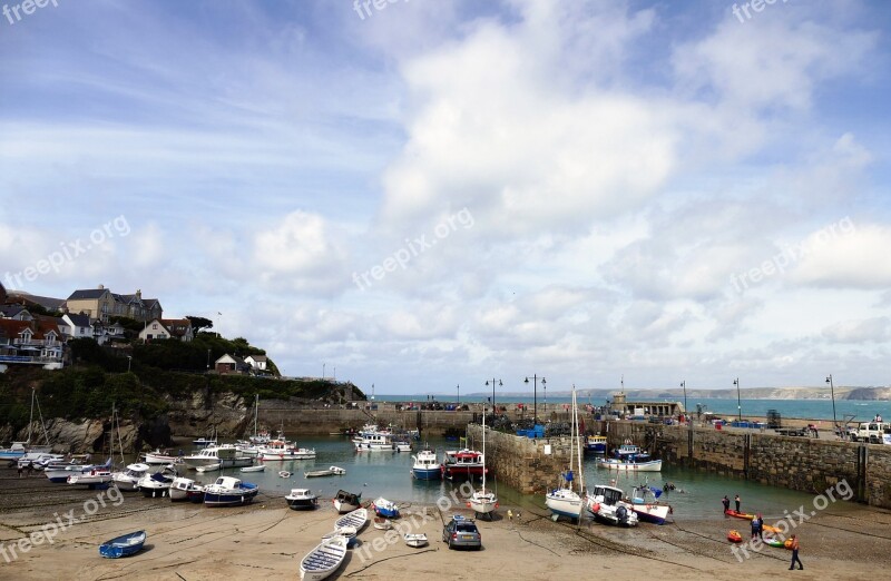 Newquay Cornwall England Sea Beach