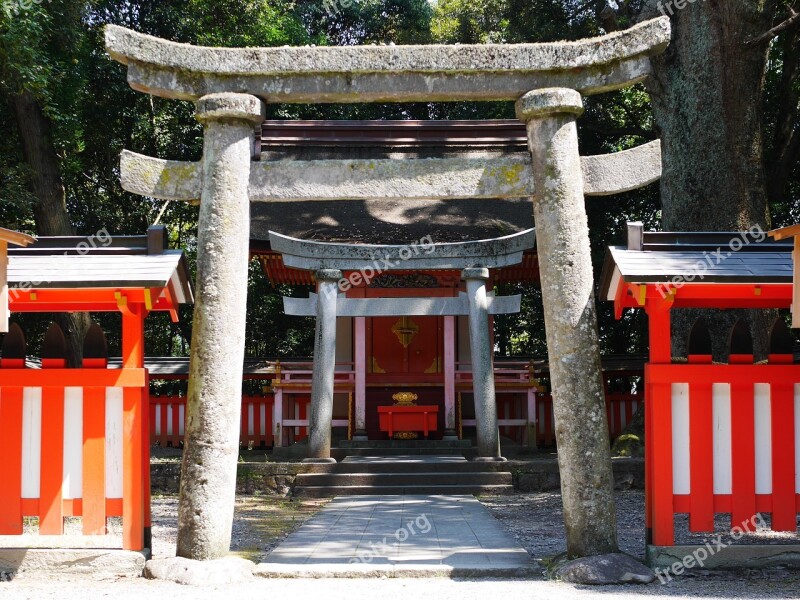 Shrine Torii Japan Shinto Japanese Style