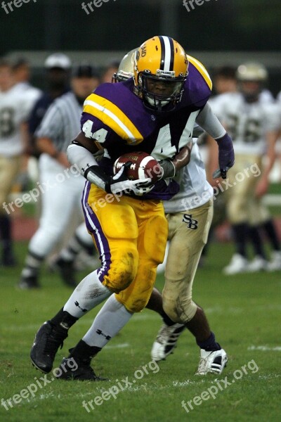 Football Running Back Tackle Ball Carrier Back