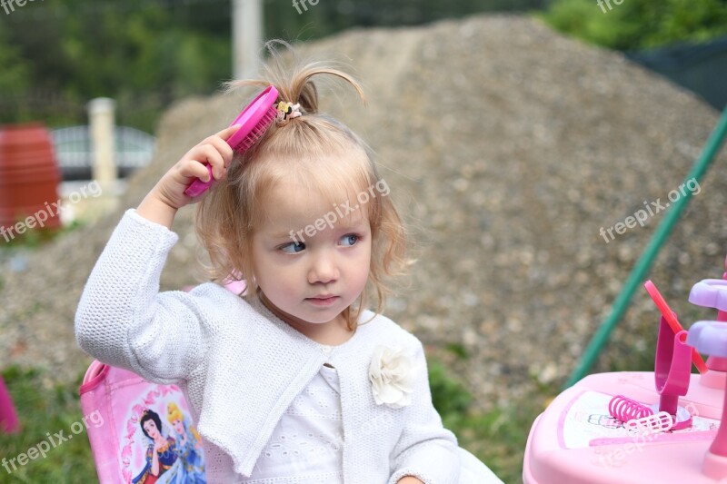 Toddler Child Pink Beautiful Girl