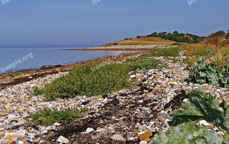 Denmark Danish Coast Island Fyns Hoved Baltic Sea