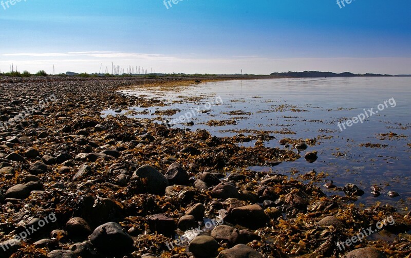 Denmark Danish Coast Island Fyns Hoved Baltic Sea