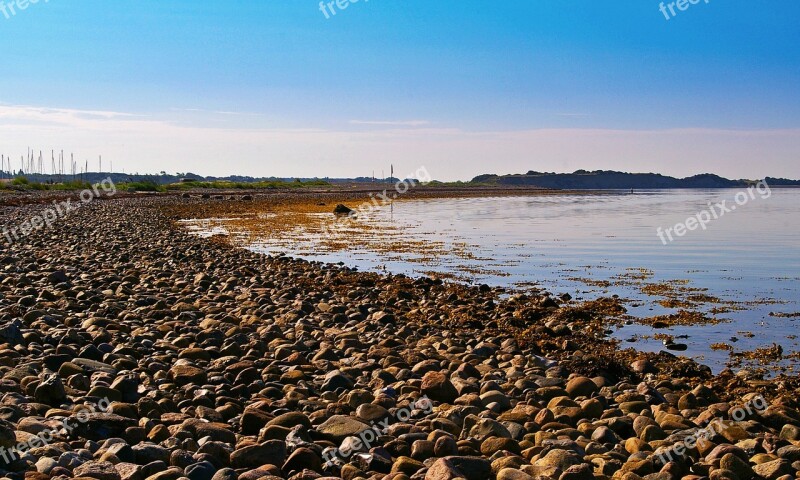 Denmark Danish Coast Island Fyns Hoved Baltic Sea