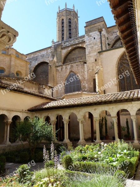 Church Cloister Garden Monastery Architecture