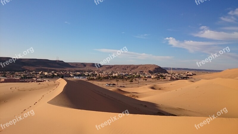 Dune Sahara Desert Taghit Algeria