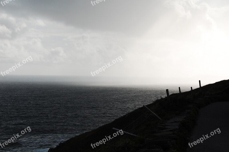 Rain Ireland Coast Sea Coastal