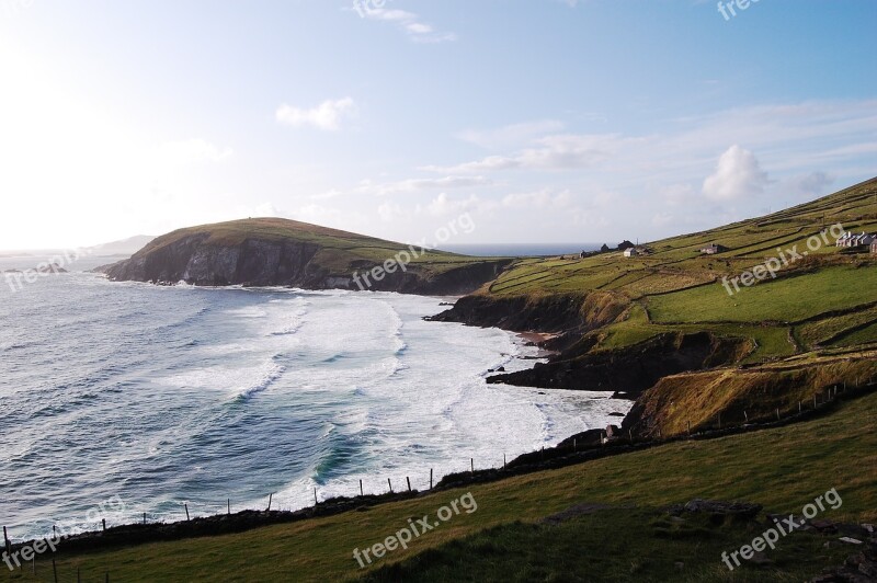 Beach Ireland Sea Sun Landscape