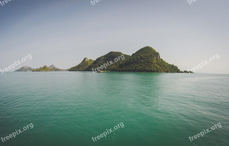 Thailand Island Summer Sea Travel