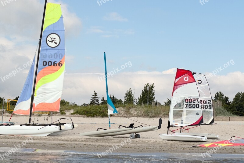 Surfschule Surf Sail Boat Sailing Boat