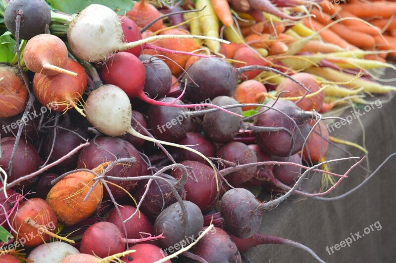 Vegetables Beets Yams Market Fresh