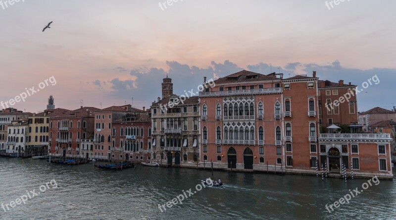 Venice Italy Outdoor Sunset Scenic